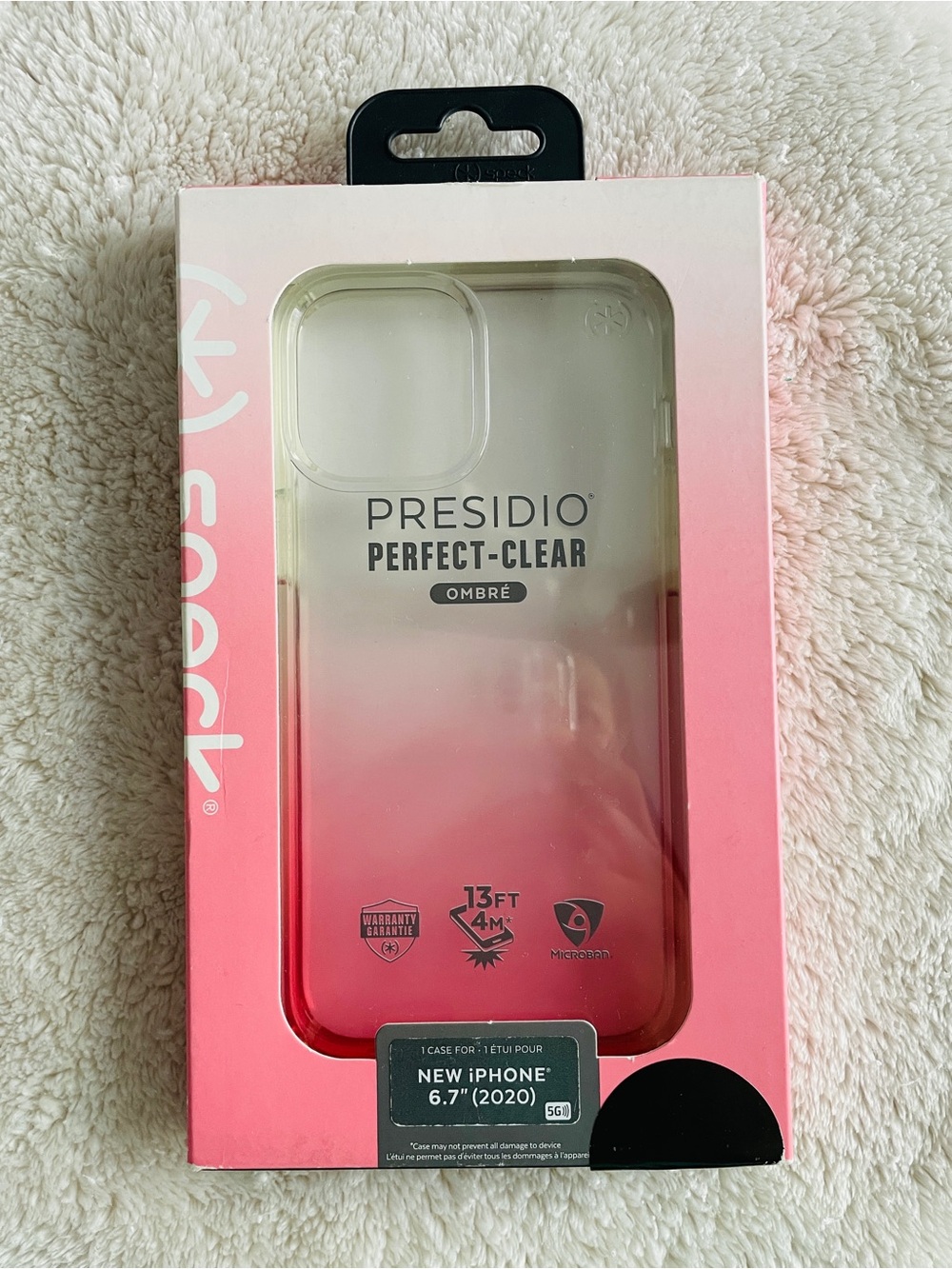 Speck Presidio Perfect-Clear Ombré iPhone Case - Pink to Clear